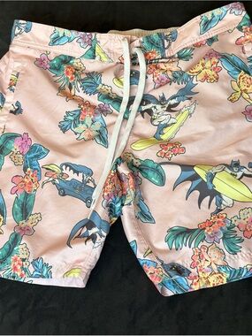 Batman Pink Tropical Surf Hybrid Shorts